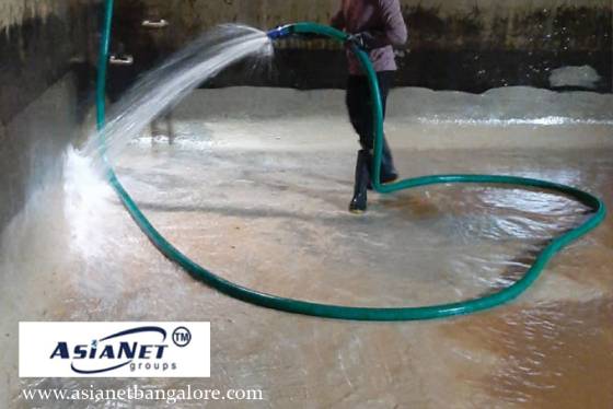 sewage treatment plant cleaning