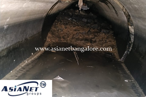 sewage channel cleaning